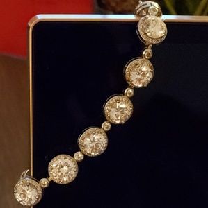 Brand New, Beautiful Crystal Link Bracelet